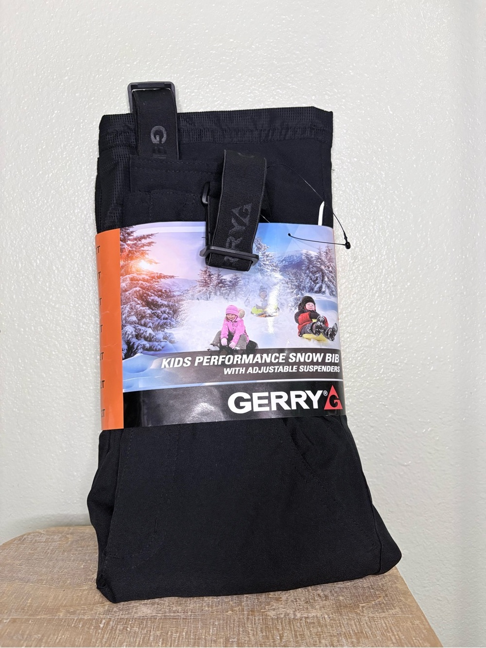Gerry Kids Black Performance Snow Bib Pants Size 2T NWT